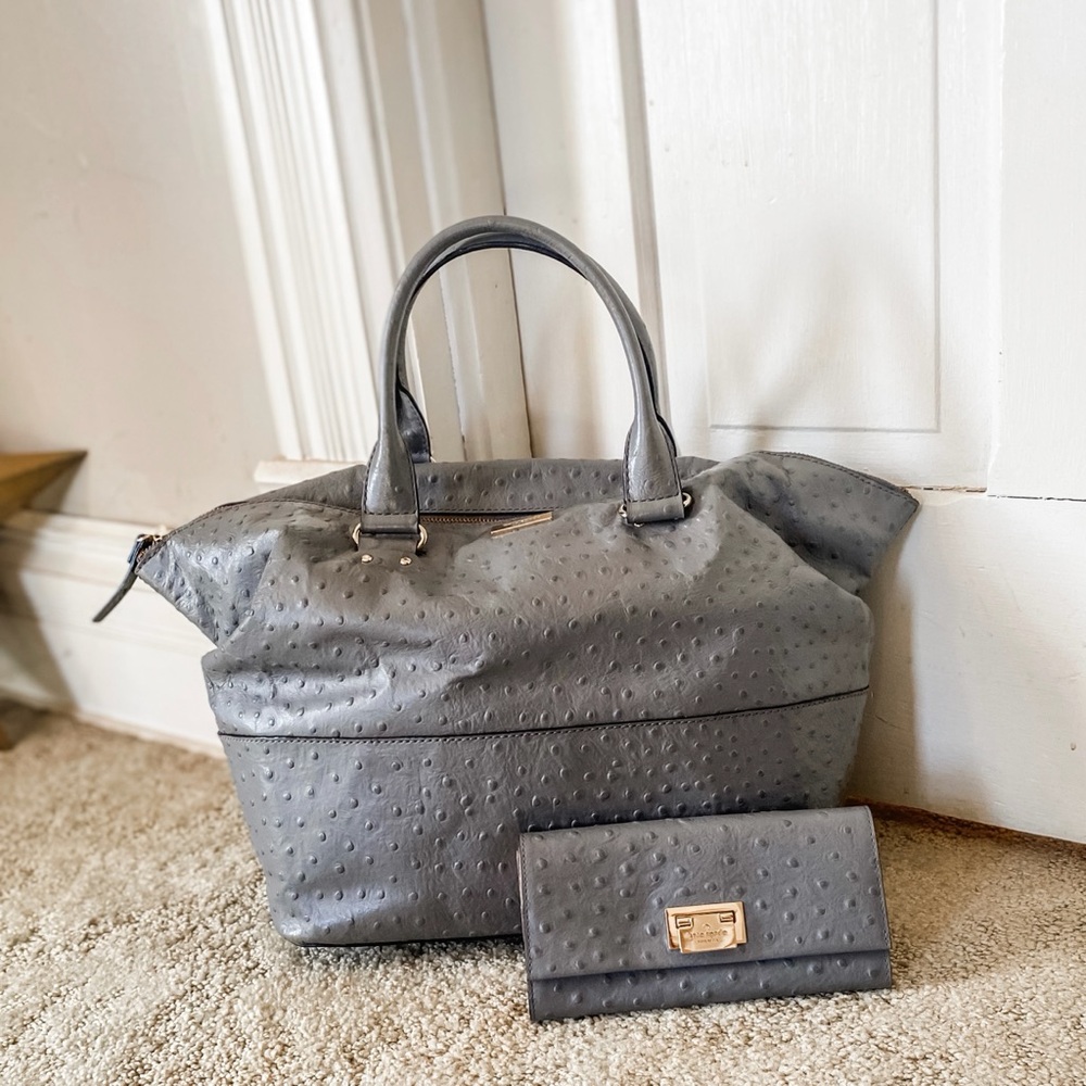 Kate Spade Blaine Windsor Square Satchel (EUC) & Matching Wallet Set (NWT)